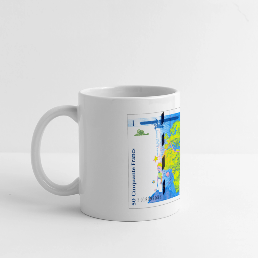 Mug 50 FRANCS Saint-Exupéry Céramique - white