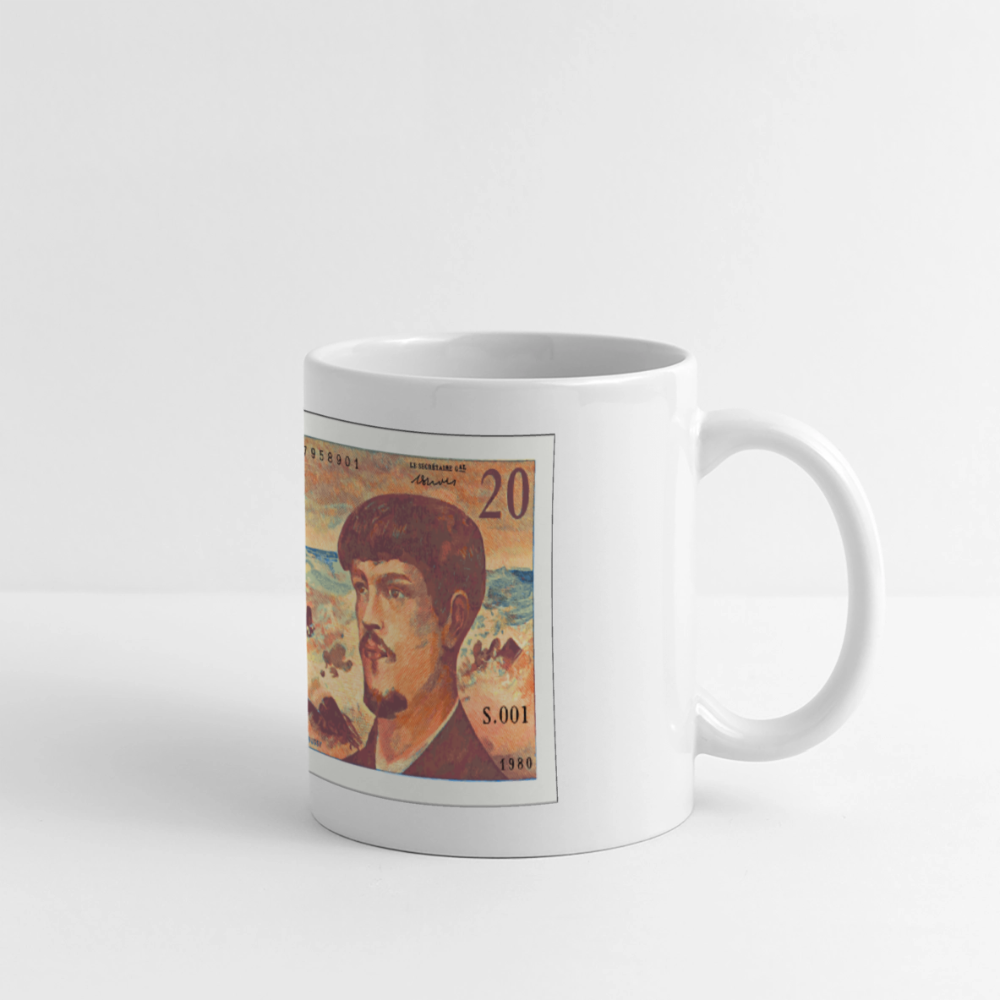 Mug 20 FRANCS  Debussy Céramique - white