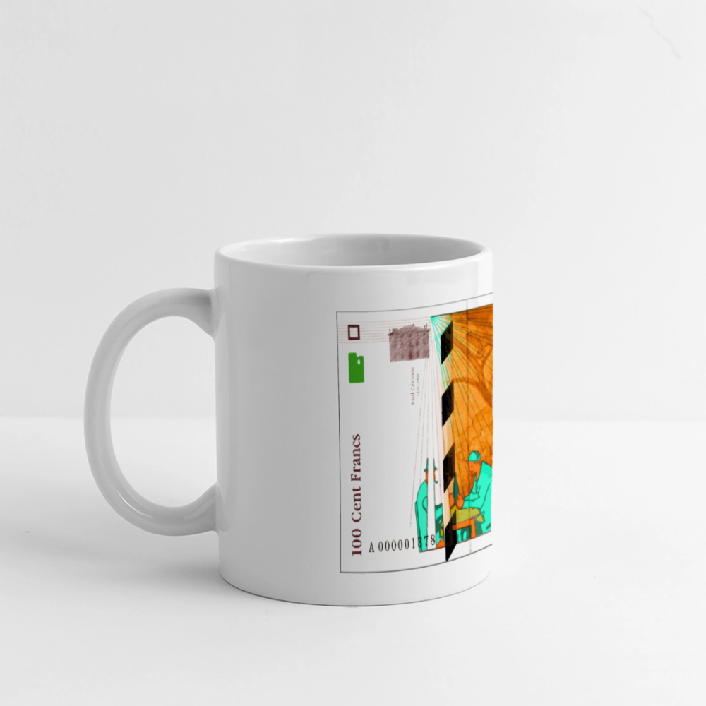Mug 100 FRANCS Cézanne  Céramique - white