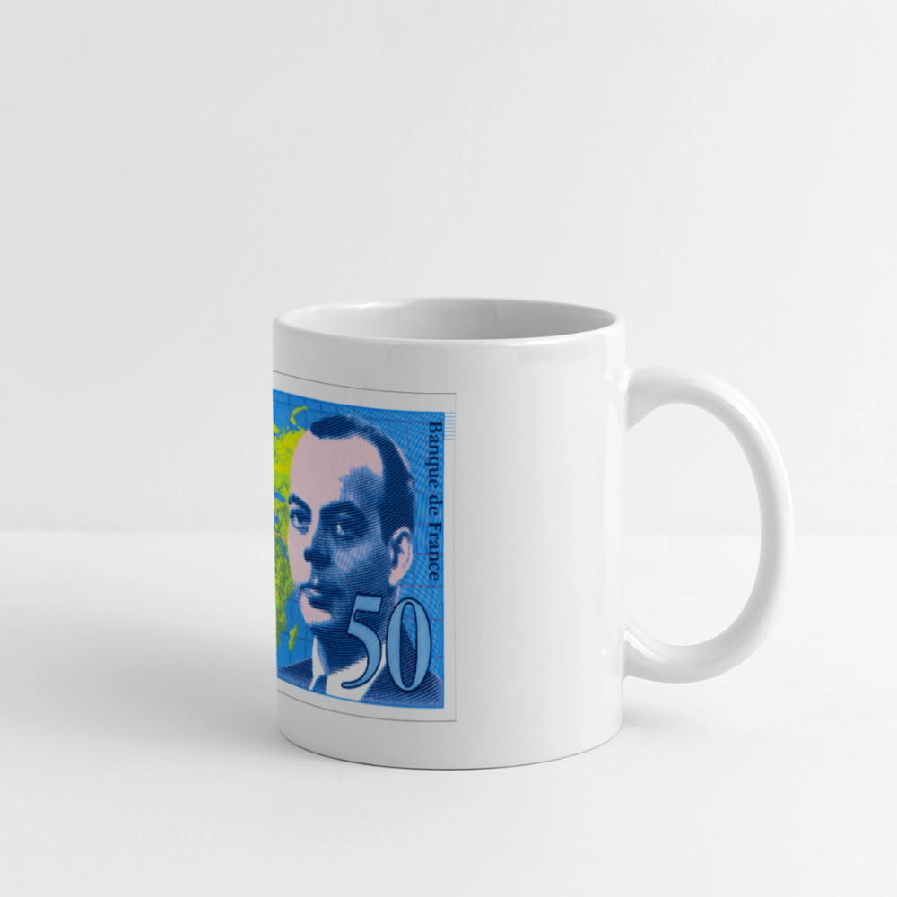 Mug 50 FRANCS Saint-Exupéry Céramique - white