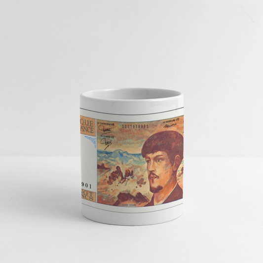 Mug 20 FRANCS  Debussy Céramique - white