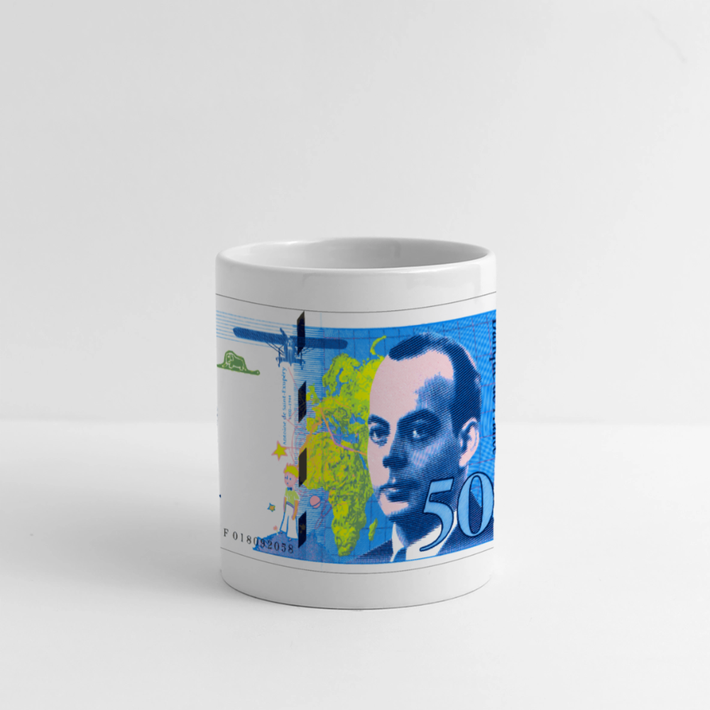 Mug 50 FRANCS Saint-Exupéry Céramique - white