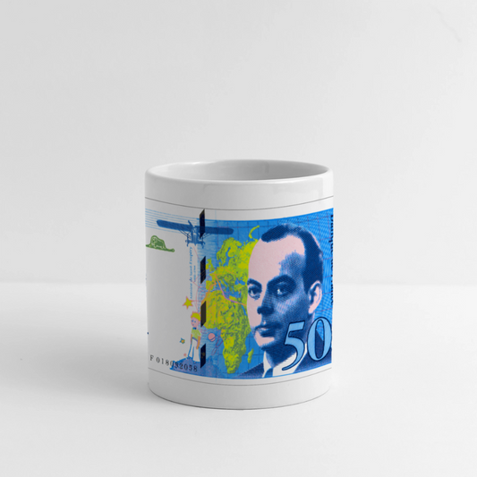 Mug 50 FRANCS Saint-Exupéry Céramique - white