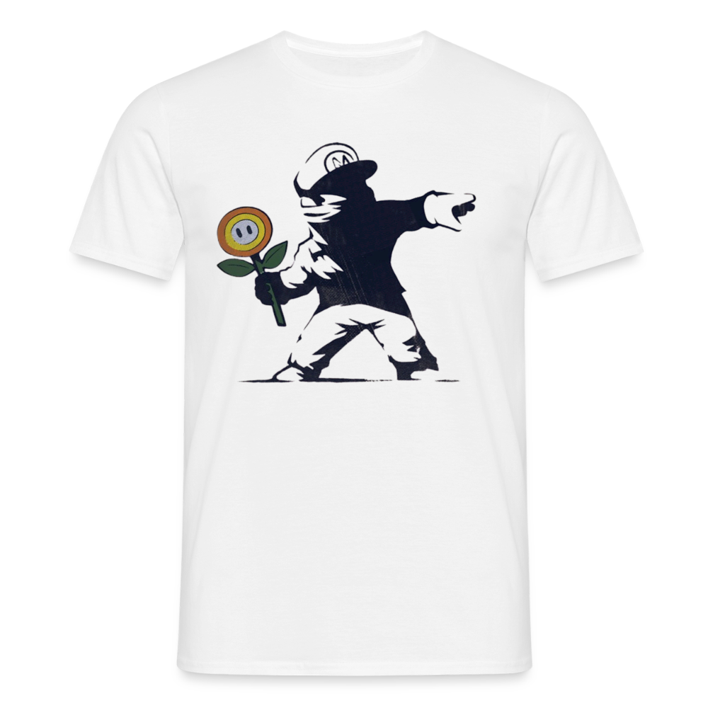 Mario X Banksy  Homme - white